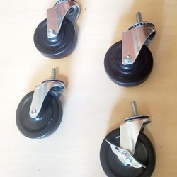 Brand New Set Of 4 Caster Wheels 