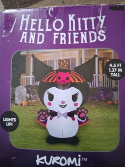 Hello Kitty Kuromi Halloween Inflatable 4.5 FT