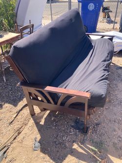 Futon Sofa Bed with Wood Frame