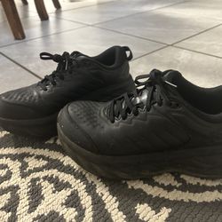 HOKA Women’s Black Shoes – Size 8