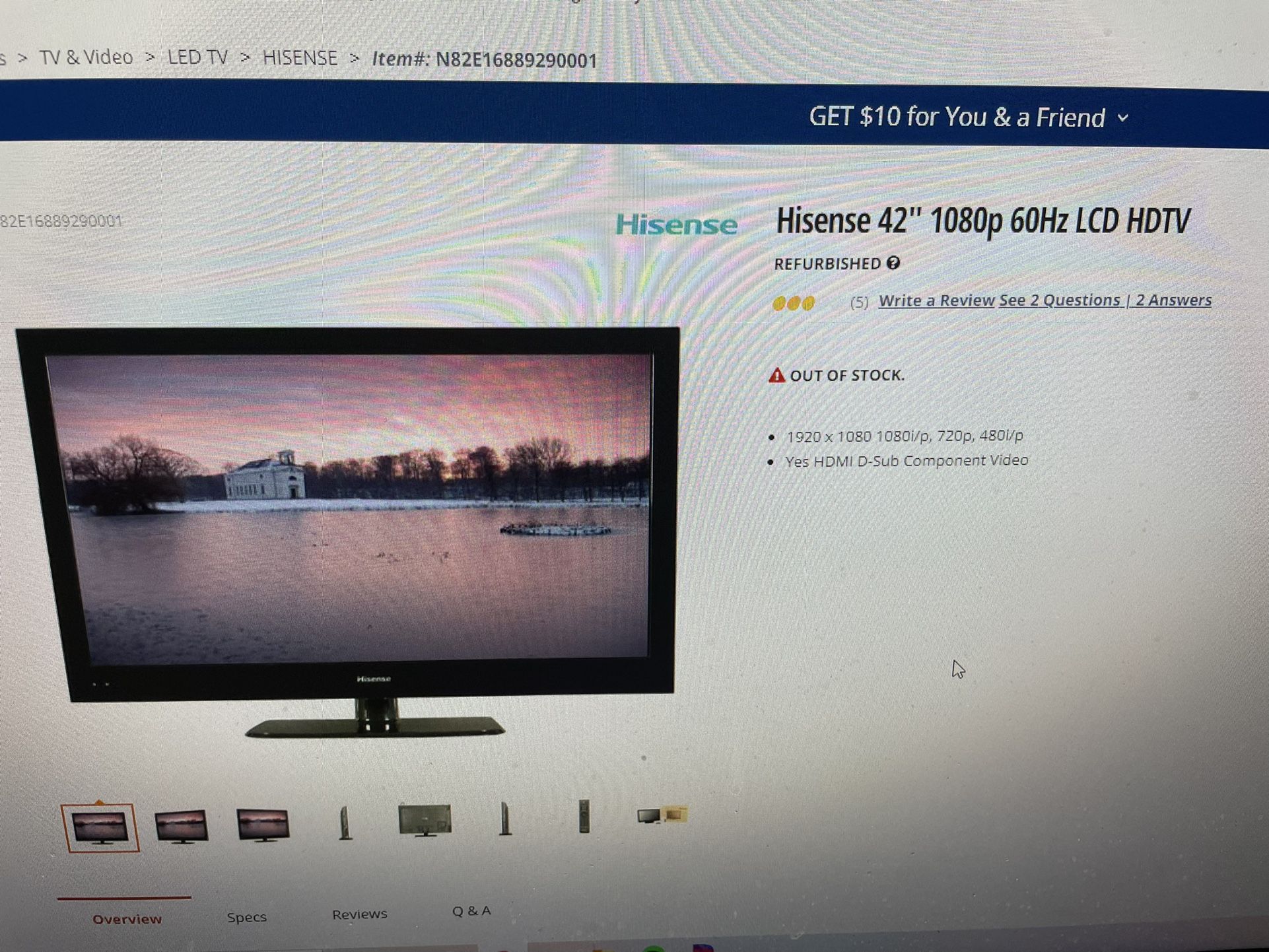 Hisense 42 Inch TV