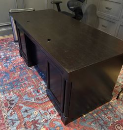 Real solid wooden desk