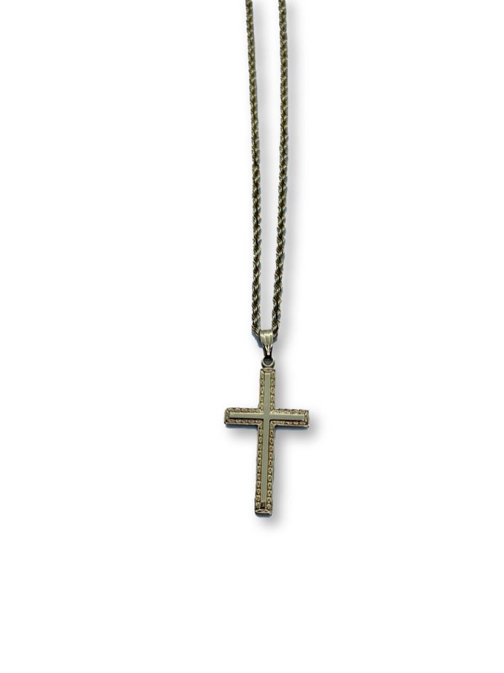 14k cross Necklace