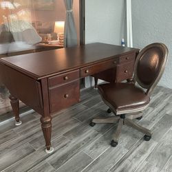 Ethan Allen British Classics Drop Leaf Desk