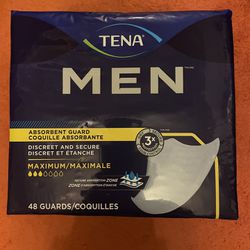 TENA Incontinence Guards for Men, Moderate Absorbency 