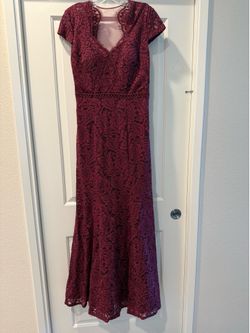 Burgundy Formal/Mother of the Bride or Groom Dress. Size 4