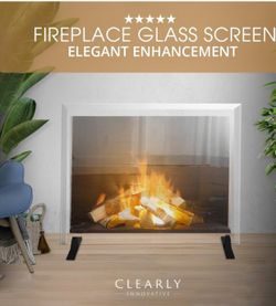 Fireplace Glass Screen