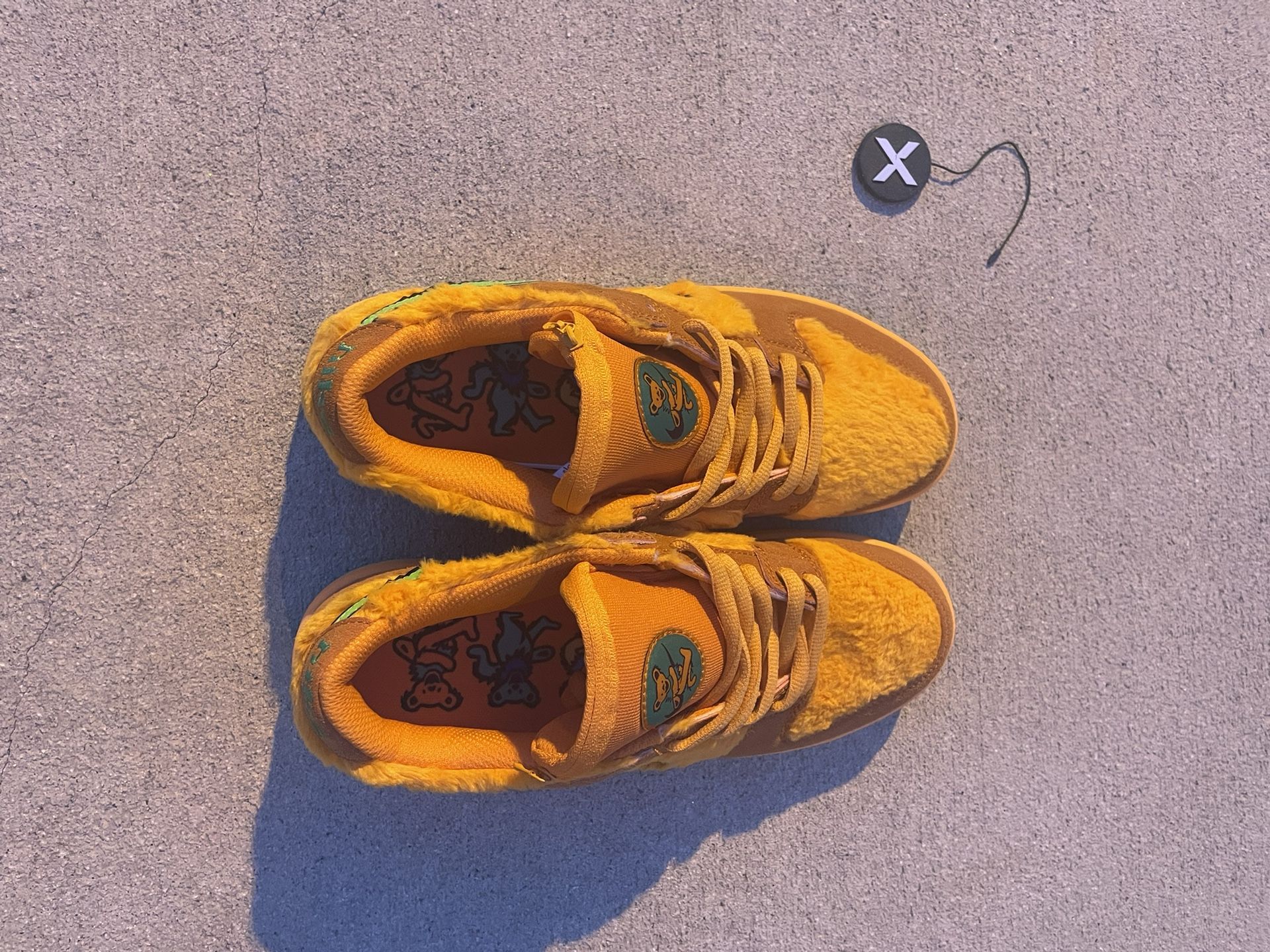 Grateful Dead orange dunks