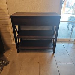 Dark Brown Console Table
