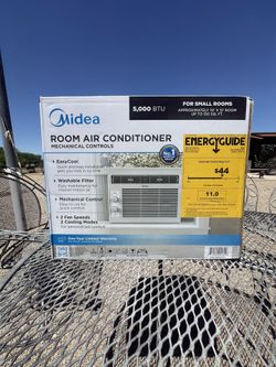 New Midea 5,000 BTU 150 Sq ft Mechanical Window Air Conditioner