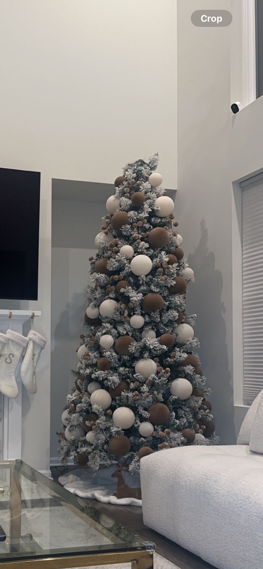 9ft Flocked Christmas Tree