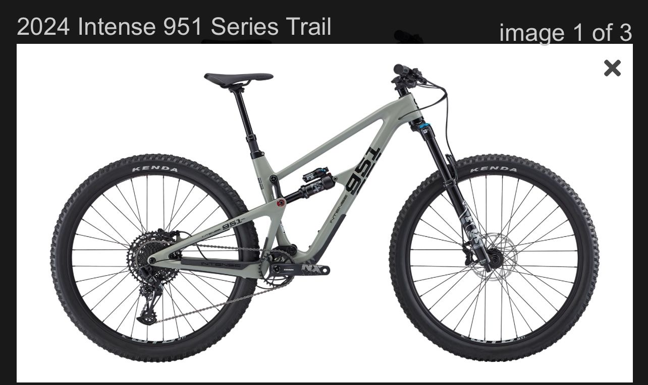 2025 Intense 951 Series Trail Bike Size L Brand New