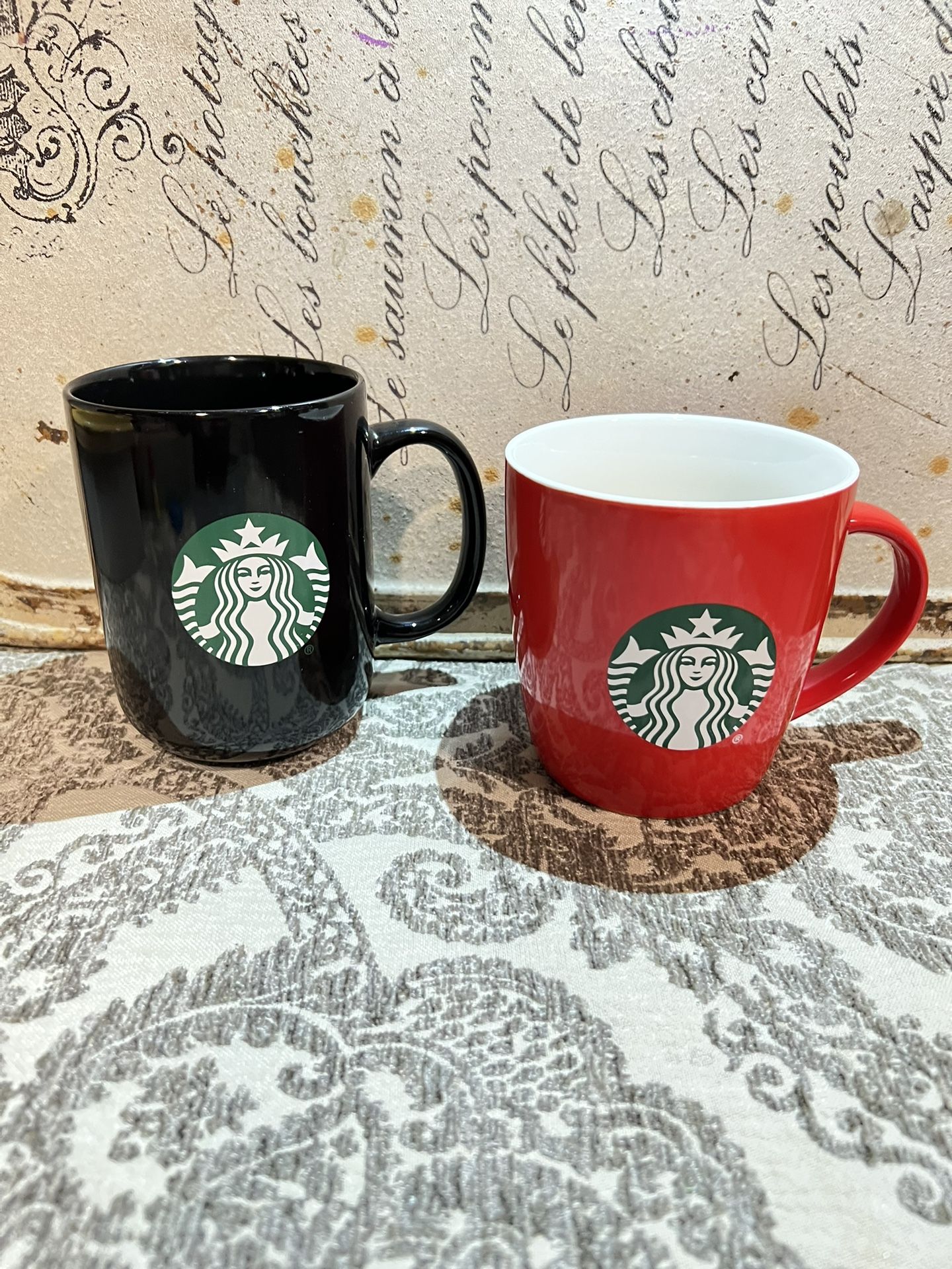 Starbucks mug 2 collectible pieces