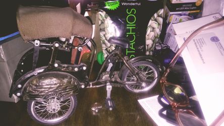 A Pedicab, Rickshaw Cart Figurine.