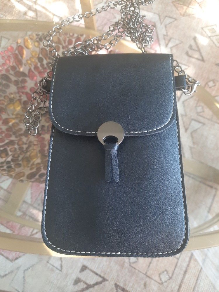 NEW ! PU Leather Mobile Phone Bag Touch Screen/ Crossbody Purse/ Arm Sling Pouch/ Shoulder Bag/ Card Holder / Wallet