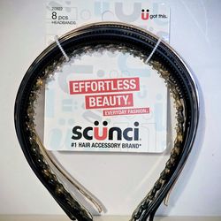 Hair bands New 8 piece brown blk gold