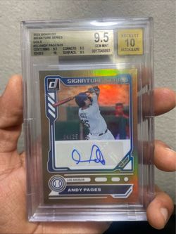 Andy Pages Rookie Card BGS 9.5