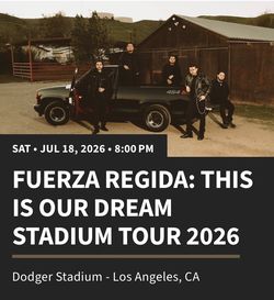 Fuerza Regida Concert Tickets
