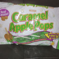 Tootie Roll Brand Caramel Apple Pops! 12.9 Oz Bags! 
