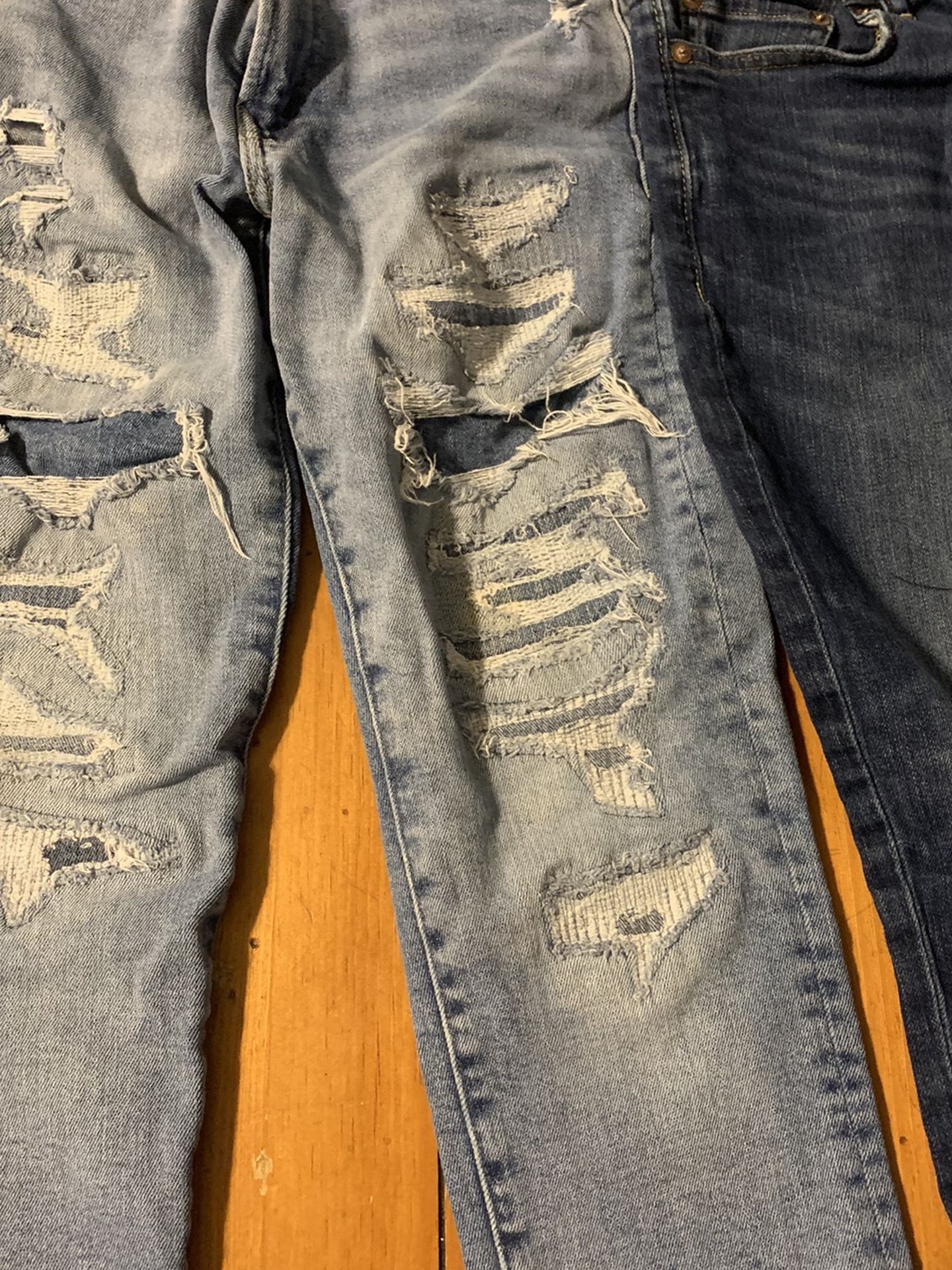 2 Pair Boys American Eagle Jeans! 2 Pair True Craft. Size 26-29.