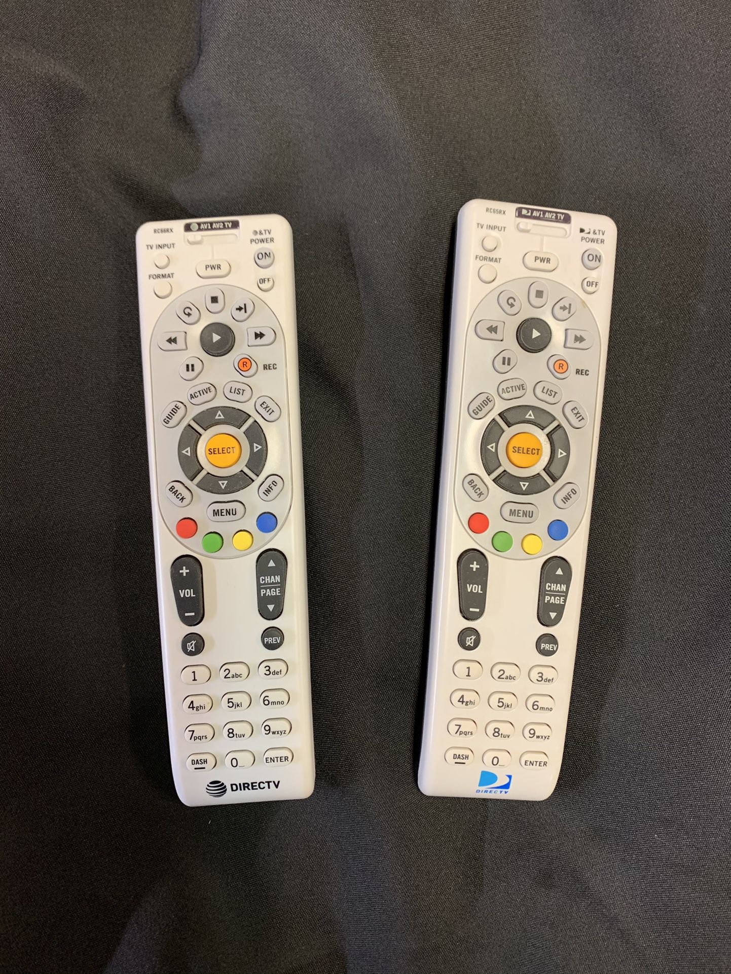 Two (2) DirectTV Remotes