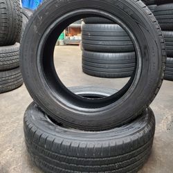 🔥 (2) 215 55 17 Goodyear Assurance All Season Tires 