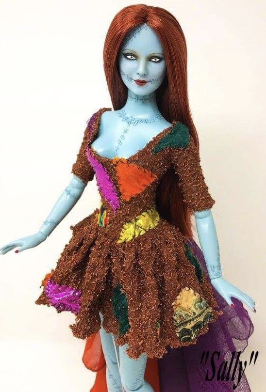 Nightmare Before Christmas Sally Custom ooak Tonner Doll