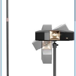 PUTORSEN Universal Projector Stand – Height Adjustable & 360° Rotatable Mount with 1/4" Screw, Compatible with Projectors, Cameras, Webcams for Home, 