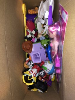 Box of McDonald’s toys