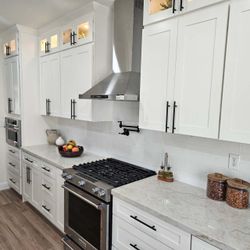 White shaker cabinets on sale