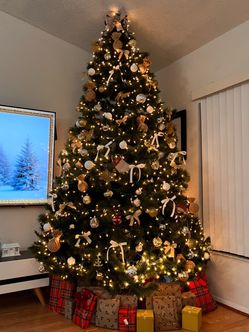 Christmas Decorations and 9-Foot Tree