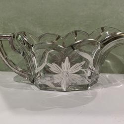 Vintage Silver Overlay Pitcher 