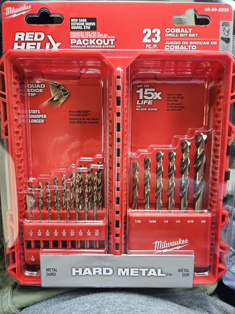 Milwaukee 23 PC Cobalt Drill Bits