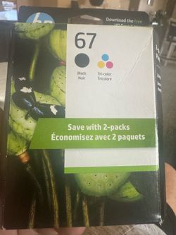 HP 67 Black and Tri-color Ink Cartridges 2-Pack