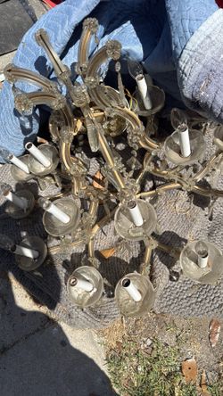 Antique ceiling Krystel chandelier