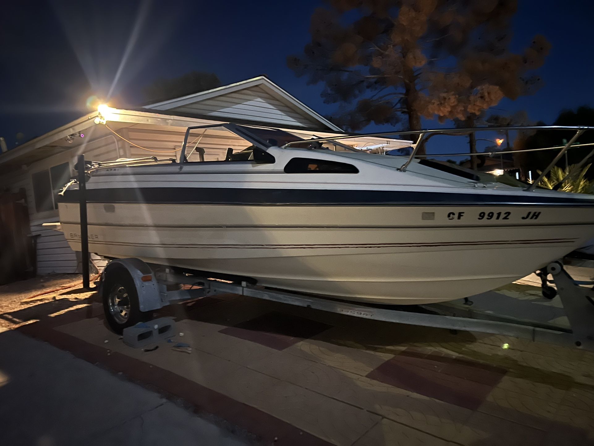 1986 boat 2019 motor Bayliner 1950 Cuddy