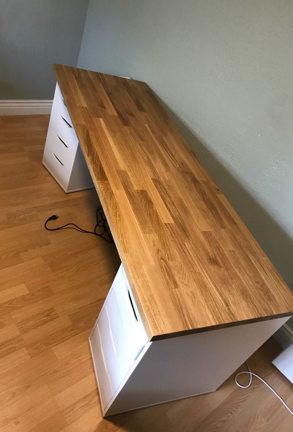 ikea kitchen worktop as desk