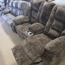 Theater Nice Reclining Couch!