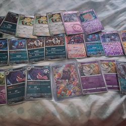 Pokemon Cards Take all $50 with comps
Masterball, Illustration Rare,Shattered Holo.
Gengar,Gardevoir