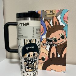 Limited Edition Stanley x Labubu Quencher H2.0 FlowState Tumbler - 40oz - NEW
