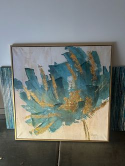 Flower lotus wall art