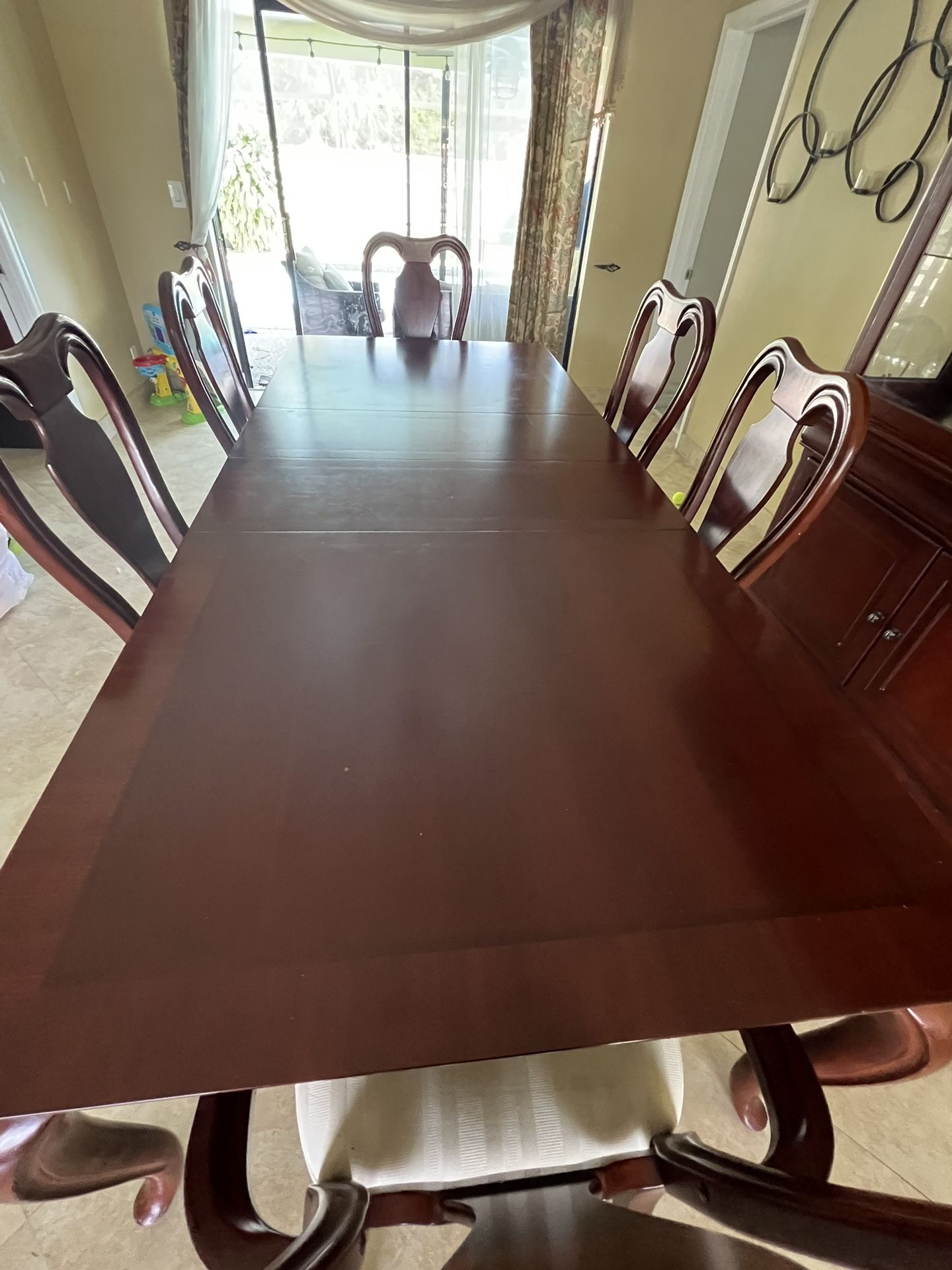OBO! Queen Anne Cherry Dining Table Set (table, Buffet,