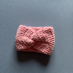 Crochet Plush Baby Headband