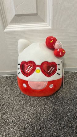 Summer red glasses hello kitty Squishmallow