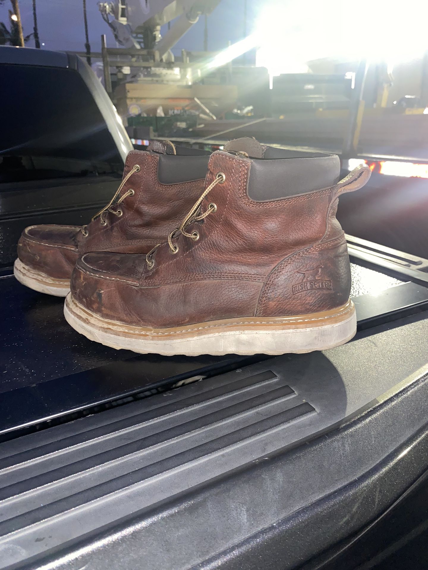 Irish Setter 11.5 Used Steel toe Work Boots