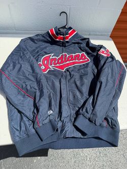 Vintage Cleveland Indians Majestic Jacket Size XL Chief Wahoo Embroidered