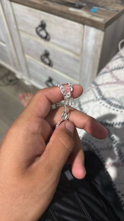 925 all silver 24 g San Judas Tadeo chain 26 inch