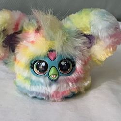Hasbro Furby Plush 2023 Furblet Interactive Toy Talking Tie Dye Tested