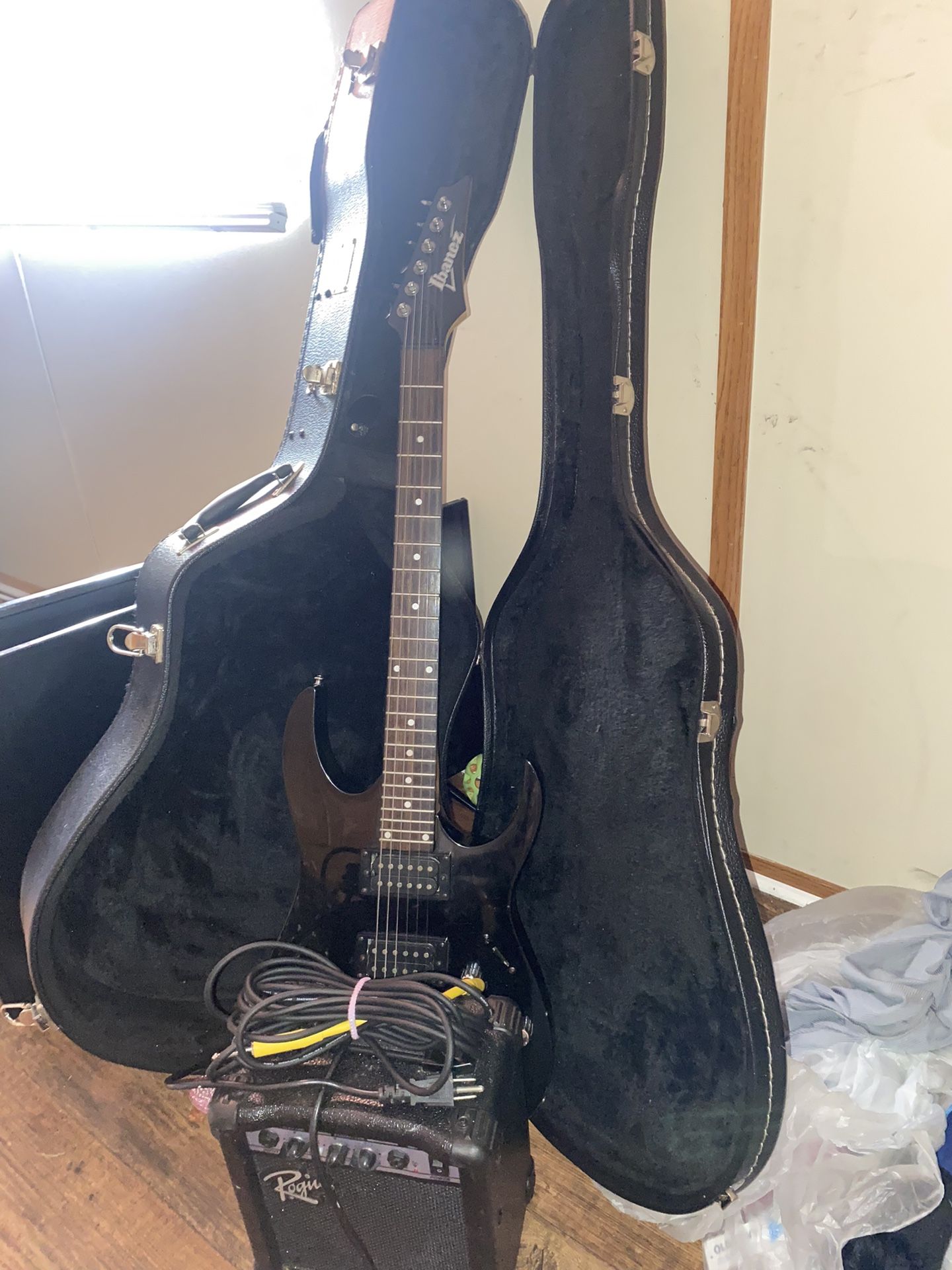 Used  Guitar, Amp , Case, Cord