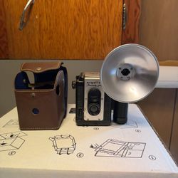 Vintage Camera With Case 
